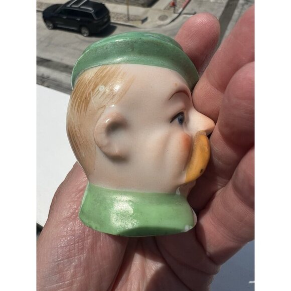 Hand Painted Vintage Toby mug creamer colonial man face cup Japan 2.4" - Picture 5 of 10